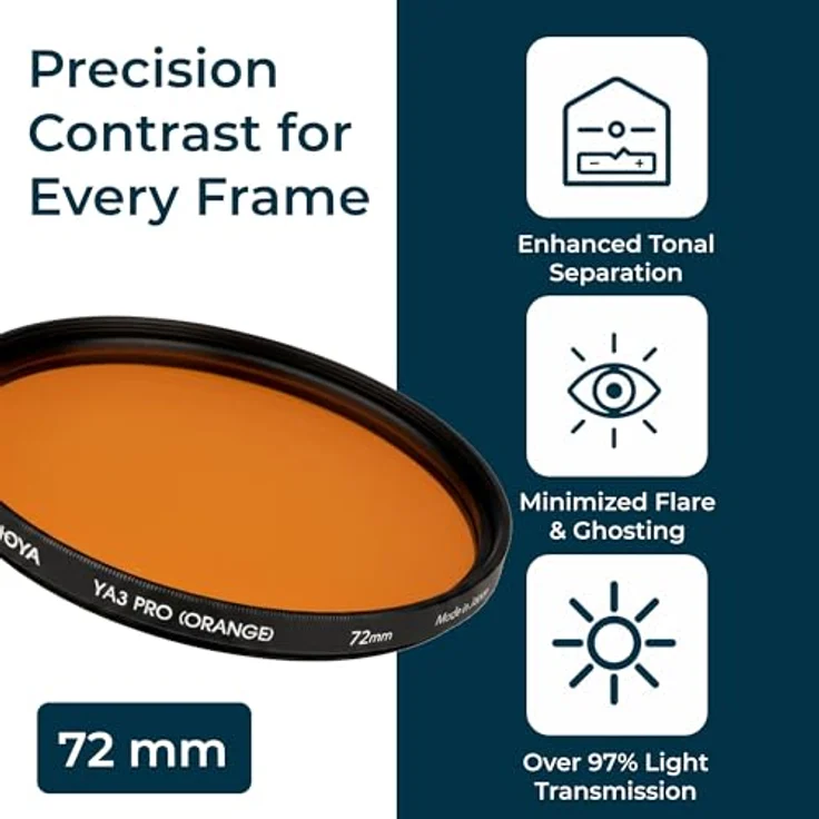 Hoya 82 mm HMC Ya3 rund Filter ? Orange – Bild 4