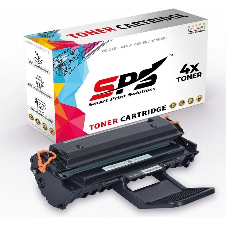 SPS MLT-D119S ELS 119 Toner Schwarz, 4er Set für Samsung ML2025, Druckleistung 3000 Seiten