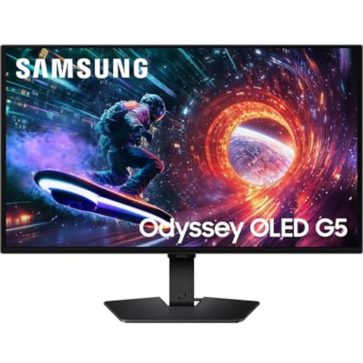 Samsung 27" Odyssey OLED G5 G50SF, QHD Gaming Monitor mit 180 Hz, 0,03 ms Reaktionszeit und Glare Free Technologie – Bild 2