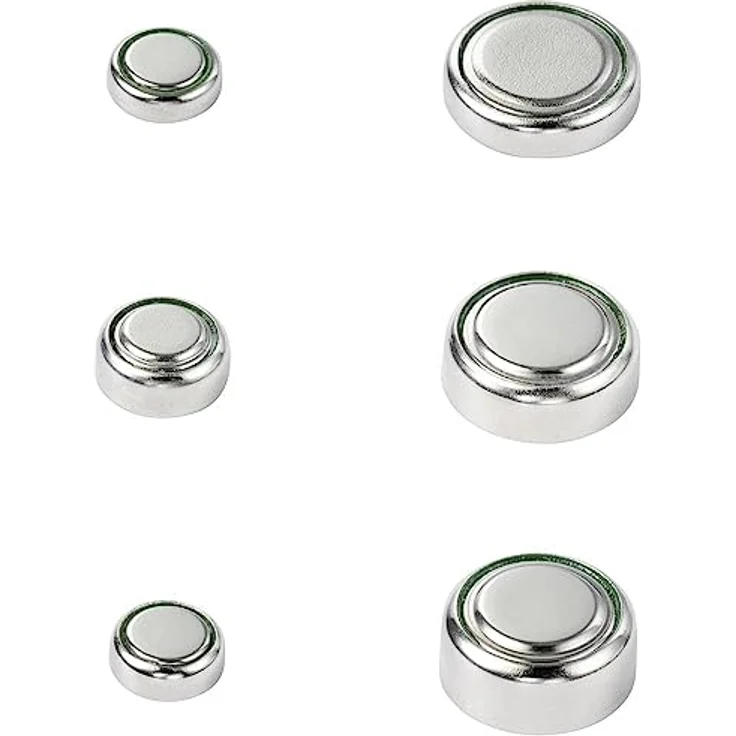 VOLTCRAFT Knopfzellen-Set 6 x AG1, 12 x AG3, 6 x AG4, 9 x AG10, 3 x AG12, 6 x AG13 – Bild 3