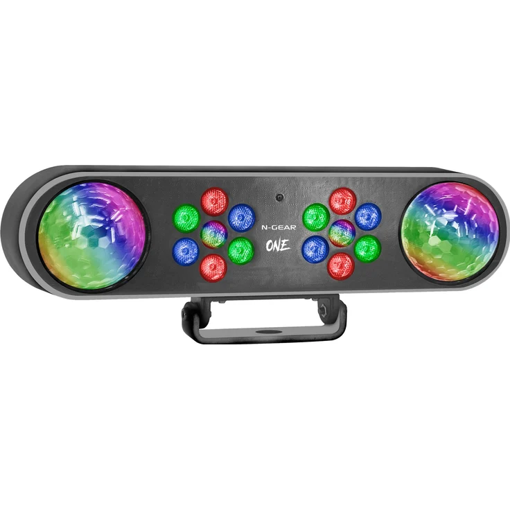 N-Gear PartyBar ONE, Discolampen Festbeleuchtungsset auf Stativ (1 W, LED), Scheinwerfer