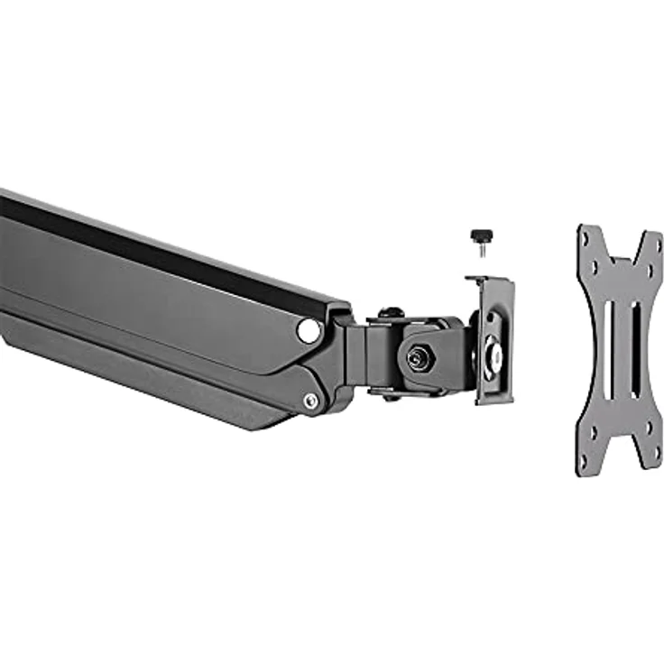 DELTACO ARM-0350 Halterung für Flachbildschirm, 81,3 cm (32 Zoll), Klemme/Bolzen, Schwarz - Flexibel gestaltete Monitorhalterung aus hochwertigem Material – Bild 5