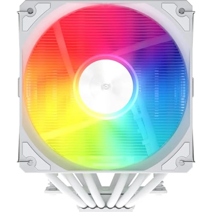 Fortron FSP Air CPU Cooler MP7-WA, 120mm Kühler für LGA 1200/1700/1851 und AMD AM4/AM5, weiss – Bild 2