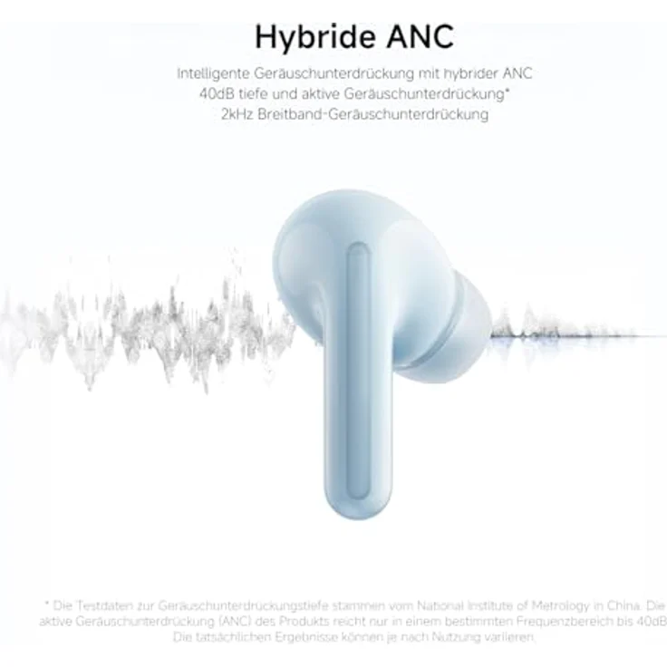 Xiaomi Redmi Buds 6 Lite blau - Kopfhörer mit 40dB hybrider aktiver Geräuschunterdrückung – Bild 11