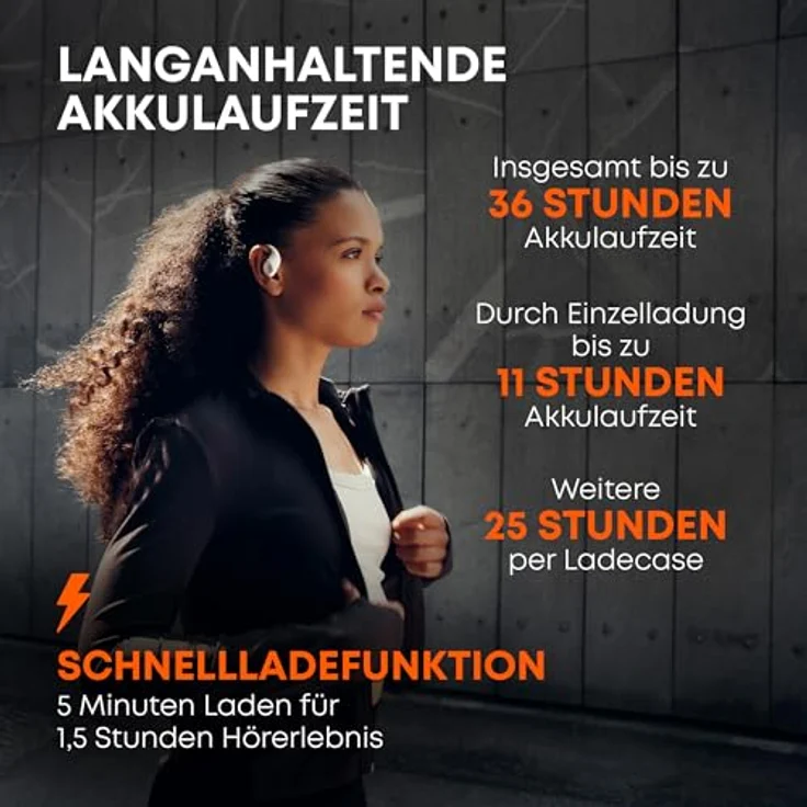 Beyerdynamic Amiron 200 Wireless, Kopfhörer mit aktiver Geräuschunterdrückung, 11 h Akkulaufzeit, IP54, Schwarz – Bild 6