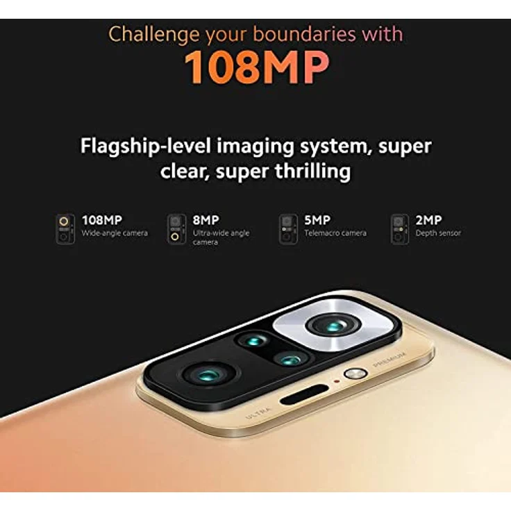 Xiaomi Redmi Note 10 Pro 16,9 cm (6.67") Double SIM Android 11 4G USB Type-C 8 Go 256 Go 5020 mAh Gris – Bild 3