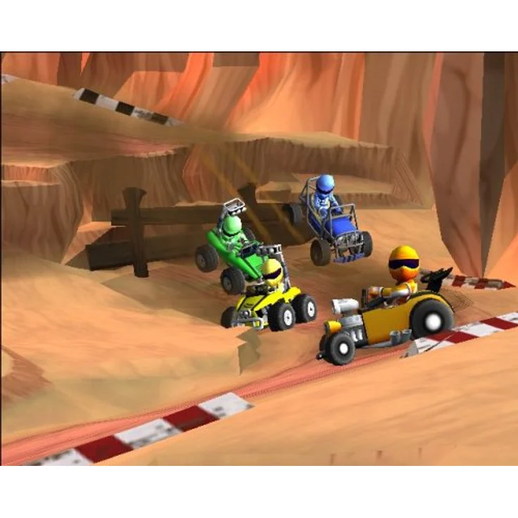 BUZZ! - Junior Verrückte Rennen + Buzzer (PS2) – Bild 3