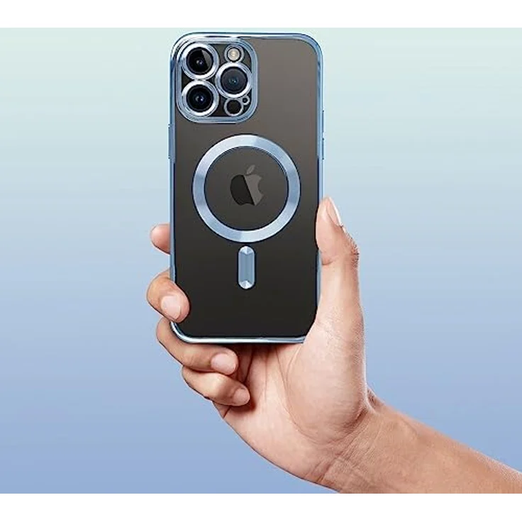 COFI 1453 MagSafe Hülle mit Kameraschutz kompatibel mit iPhone 11 Blau, unterstützt kabelloses Laden über MagSafe – Bild 2