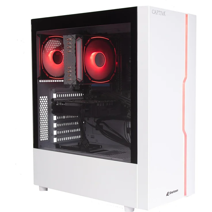Captiva Advanced Gaming I98-739, Desktop-PC mit Intel Core i7 14700F, Nvidia GeForce RTX 5060 Ti, 32 GB RAM und 1 TB M.2 SSD, Sharkoon RGB Slider Gehäuse