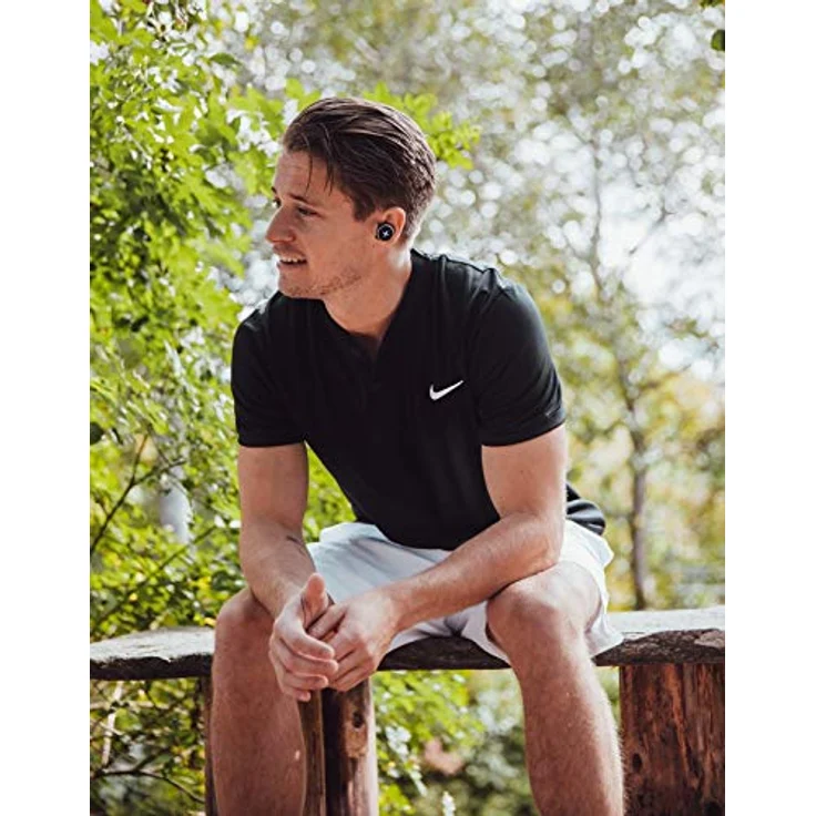 X by Kygo Xellence True Wireless In-Ear-Kopfhörer mit Bluetooth, Noise Cancelling, Schnellladefunktion, Google Assistant, Apple Siri, spritzwassergeschützt, schwarz – Bild 3