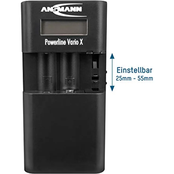ANSMANN Universal-Ladegerät für Li-ion, Li-Po Akkupacks & AA, AAA NiMH Akkus mit automatischer Abschaltung und Verpolschutz - Powerline Vario X – Bild 5
