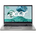 Acer Aspire Vero (AV15-52-52L3) Green Laptop | 15,6 FHD Display | Intel Core i5-1235U | 16 GB RAM | 512 GB SSD | Intel Iris Xe Graphics | Windows 11 | QWERTZ Tastatur | schwarz