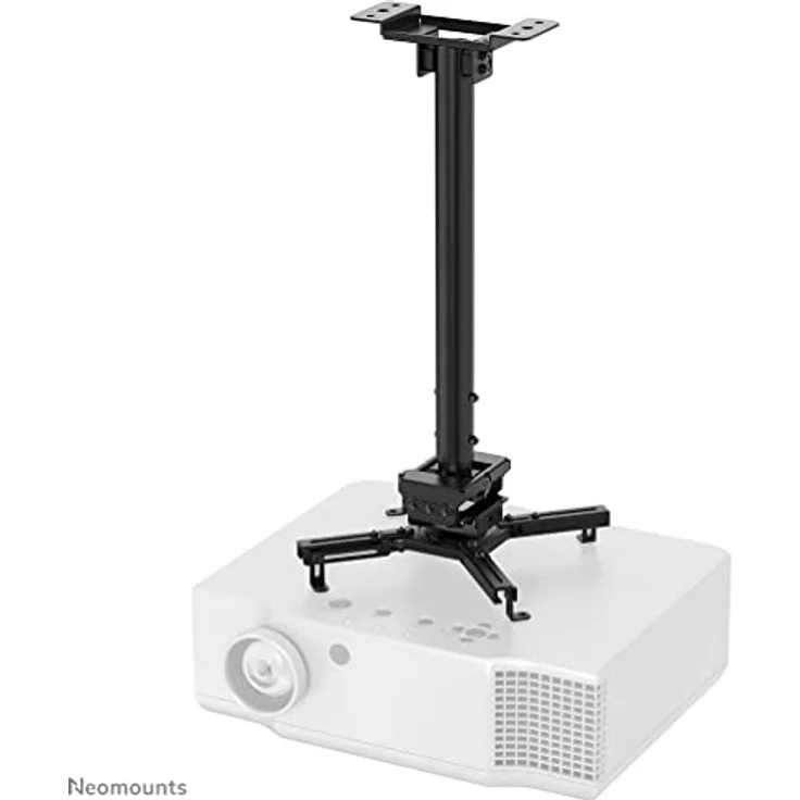 Neomounts Projector Ceiling Mount (Decke), Beamer Halterung, Schwarz, bis 35 kg belastbar, neigbar (+20°, -20°), drehbar (360°), schwenkbar (+8°, -8°) – Bild 2