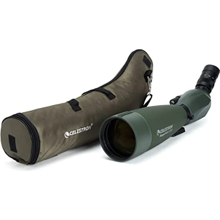 Celestron 52306 Regal M2 22-67x100mm ED-Teleskop mit Zoom-Winkelspektiv, mehrfach vergüteter Optik, BaK-4-Prismen, Magnesiumlegierung, Tragetasche, Grün – Bild 5