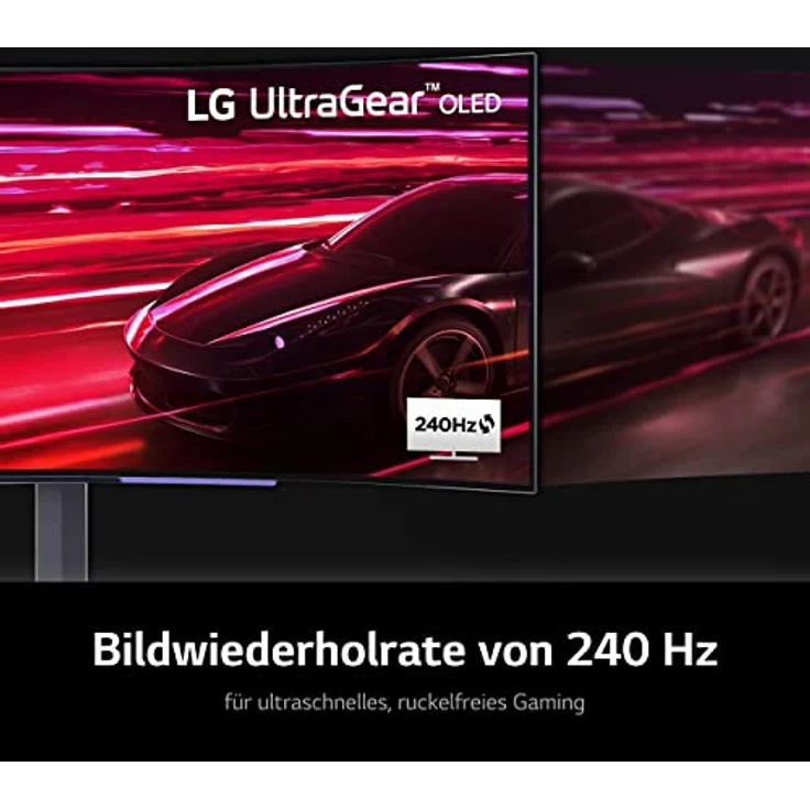 LG Electronics 45GR95QE-B UltraGear Gaming Monitor 45" (113 cm), Curved, OLED, 3440 x 1440, 21:9, WQHD 1440p, 98,5% DCI-P3, HDR10, 0,03 ms GtG - Schwarz – Bild 5
