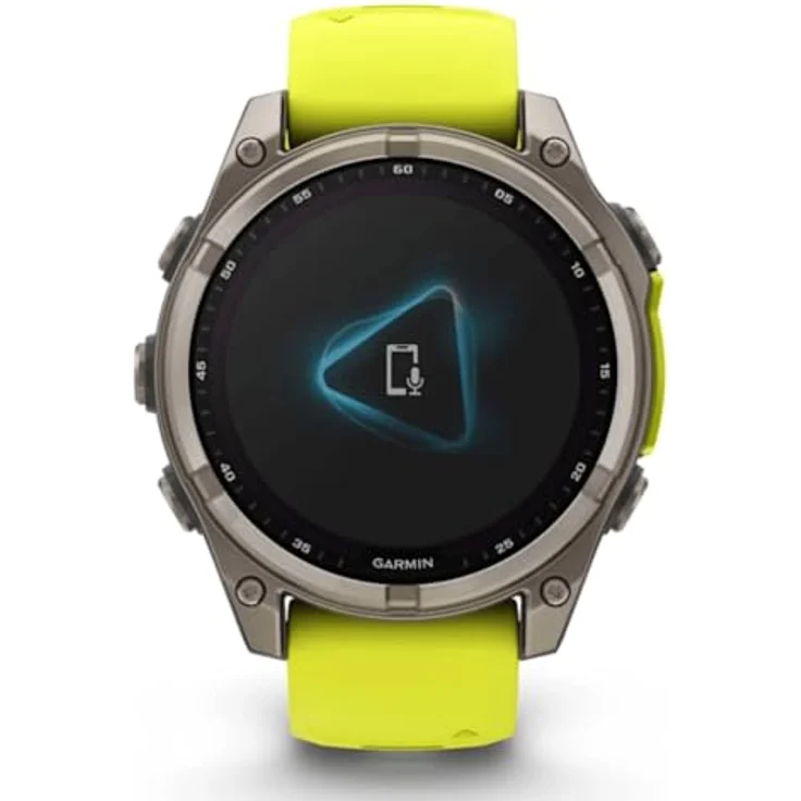 Garmin Fenix 8 Solar Sapphire Titan, 47 mm Smartwatch mit Solar-Laden, robustem Design, Multi-Sport-Funktionen und Gesundheits-Tracking – Bild 6