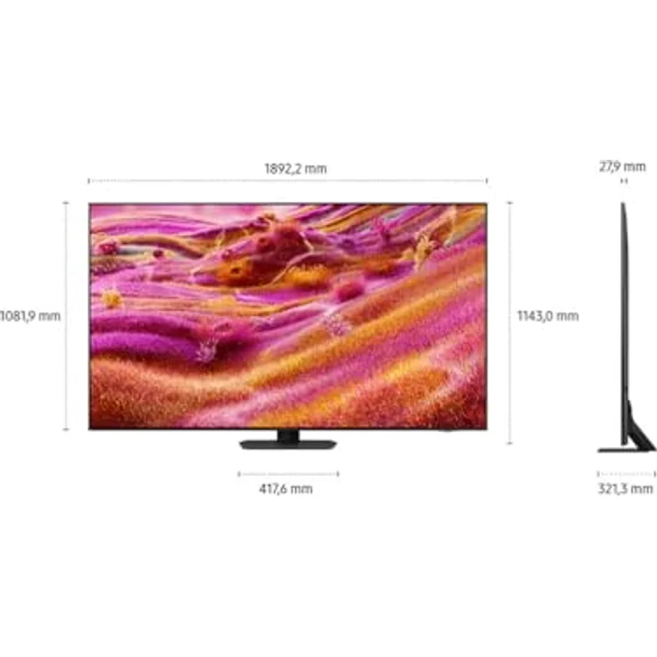 Samsung Neo QLED 4K QN90F, 85 Zoll (214 cm) Mini LED UHD Fernseher mit NQ4 AI Gen3 Prozessor, Glare Free, Neo Quantum HDR+, 4K Upscaling Pro, Dolby Atmos und Knox Security (2025) – Bild 5