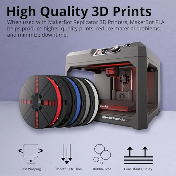 MakerBot PLA Filament True White Large (.9kg, 2lb) – Bild 3