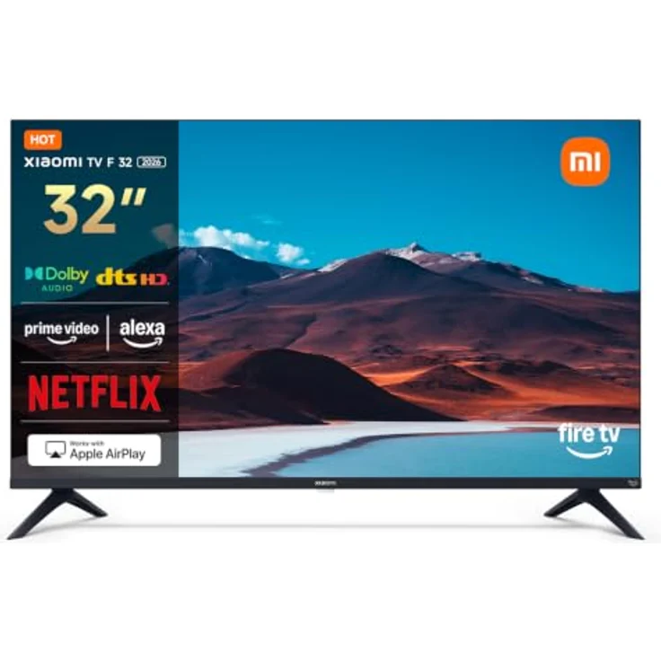 XIAOMI TV F 32, 32 Zoll HD Smart TV mit Dolby Audio und Alexa Sprachsteuerung – Bild 1