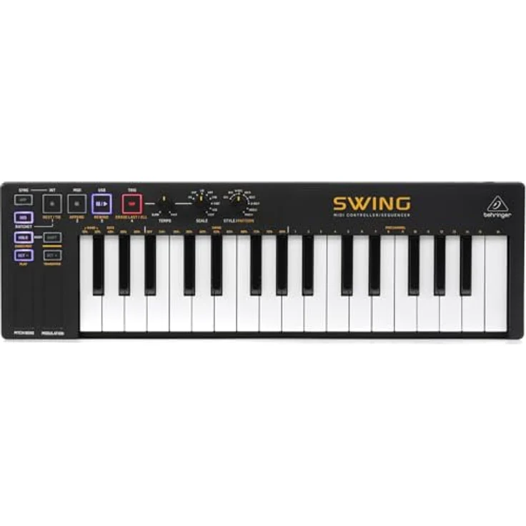 Behringer SWING - MIDI Steuerkeyboard, MIDI Controller, Schwarz – Bild 2