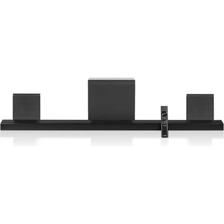 Samsung Soundbar HW-QS750F, 5.1.2 Kanal mit 345 W, Wireless Dolby Atmos, Schwarz – Bild 2