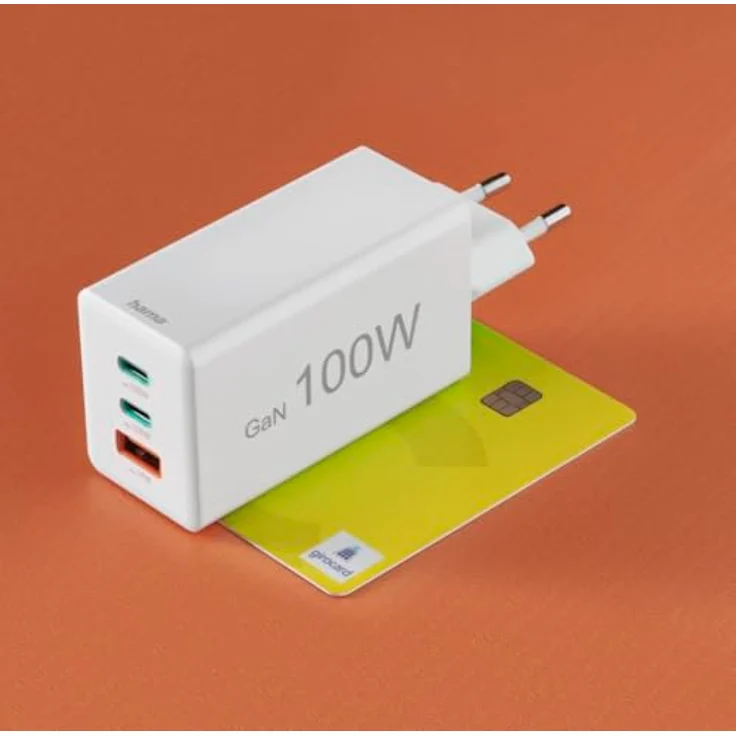 Hama USB-Schnellladegerät (100W, GaN Charger, Quick Charge 3.0, Power Delivery) – Bild 2