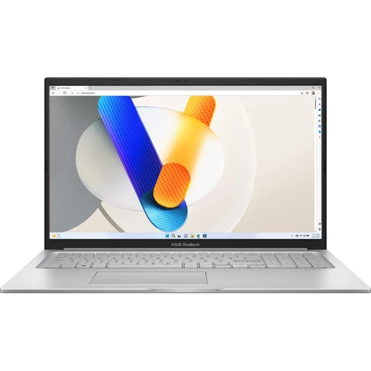 ASUS Vivobook 17 X1704VA-AU866, 17.3" Notebook mit Intel Core i7, 40 GB RAM, 2 TB SSD, Windows 11 Pro, Silber