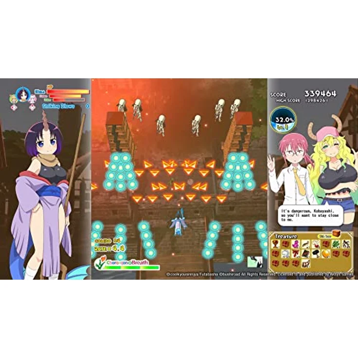 Aksys Miss Kobayashi's Dragon Maid: Burst Forth!! Choro-gon☆ Atem (Schalter) Nintendo Switch Game in bunter Darstellung – Bild 4