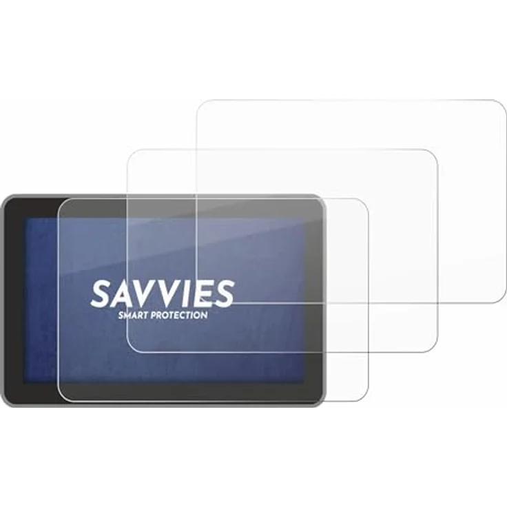 Savvies 3 Stück Panzer Schutz Glas für Bambu Lab H2C, 9H Kratzschutz, HD Klar, blasenfrei, Anti-Fingerabdruck, stoßfest, Displayschutz – Bild 2