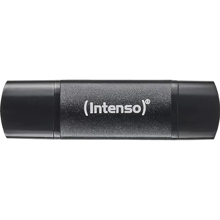 Intenso Flex Line USB-Stick 128 GB, Dual USB-Stick 3.2 Gen 1x1 mit USB-C & USB-A, 70 MB/s, schwarz