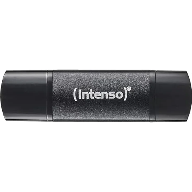 Intenso Flex Line USB-Stick 128 GB, Dual USB-Stick 3.2 Gen 1x1 mit USB-C & USB-A, 70 MB/s, schwarz – Bild 1