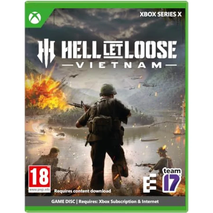 Team 17 Hell Let Loose: Vietnam [PEGI] (100% Uncut) - 50v50 Mehrspieler, Deutsch spielbar für Xbox Series X – Bild 1