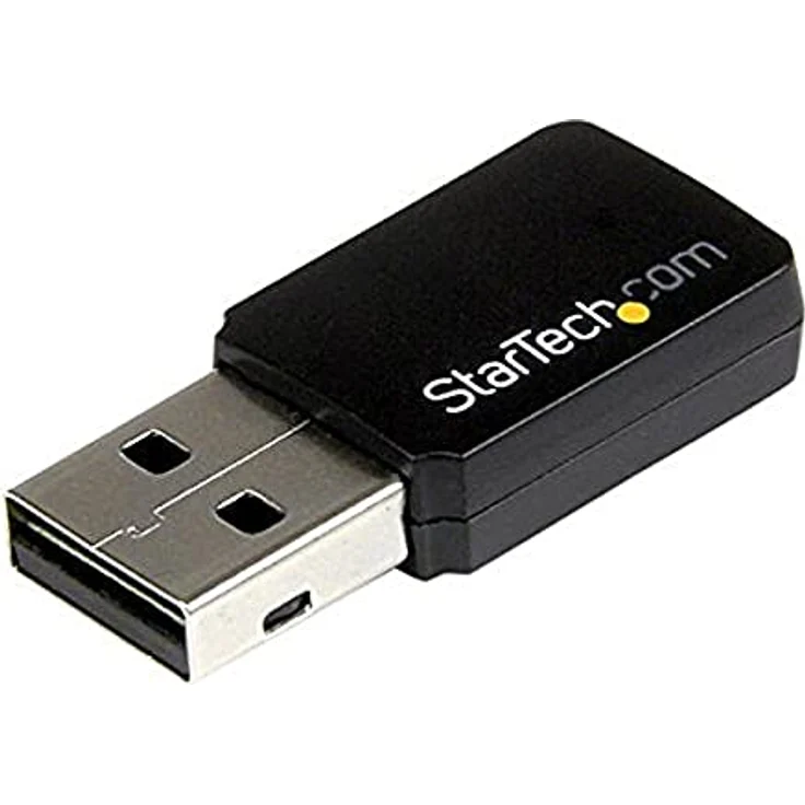 StarTech.com USB 2.0 AC600 Mini Dual Band Wireless-AC Wlan Adapter, 1T1R 802.11ac WiFi Netzwerkadapter, 2,4 GHz - 5 GHz Mini Stick – Bild 2