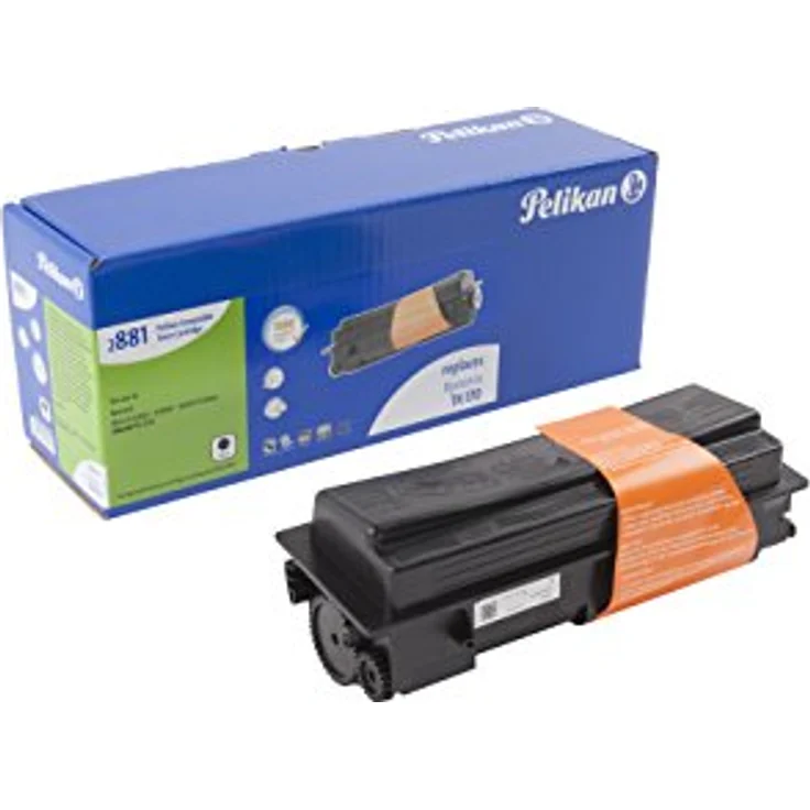 Pelikan Toner TK-170 (BK), Schwarz, exakte Farbwiedergabe für perfekte Druckqualität – Bild 1