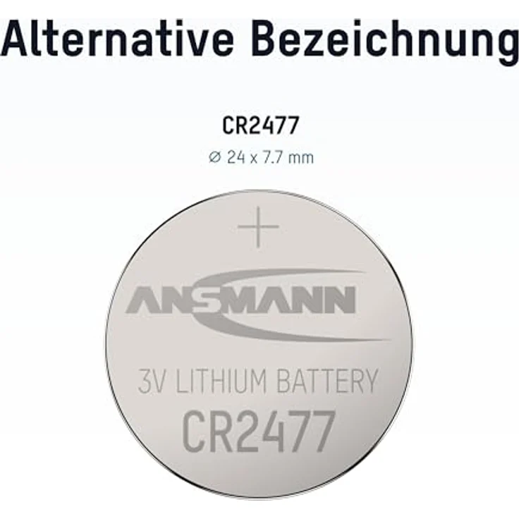 ANSMANN 1516-0010 Knofpzelle Batterie Lithium CR 2477 - 3V – Bild 3