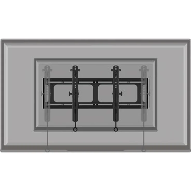 Sanus 101,6-91,4 cm neigbare Wandhalterung, für TVs 101,6–241,3 cm, Schwarz – Bild 2