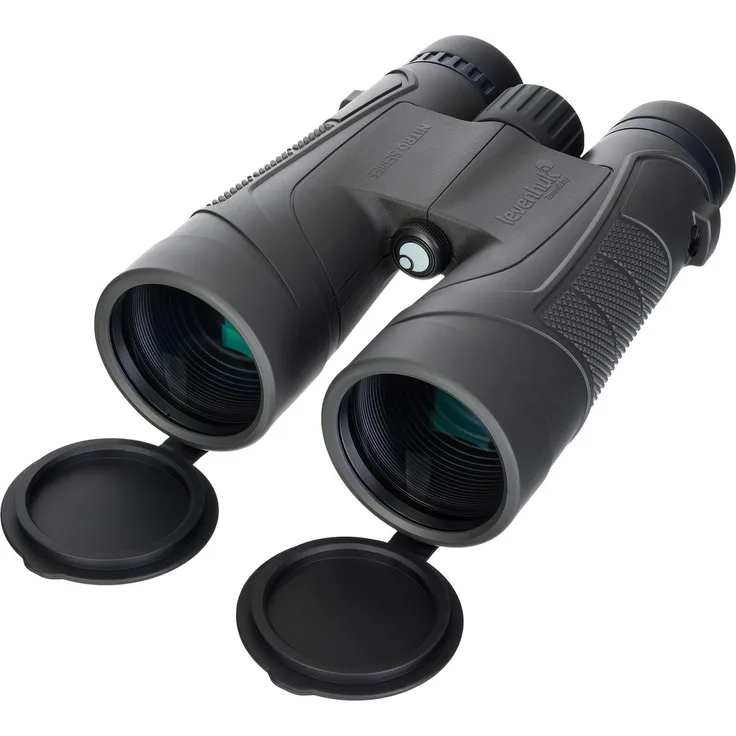 Levenhuk Nitro 12x50 Fernglas, wasserdichtes Outdoor-Fernglas mit 12-facher Vergrößerung und Dioptrieneinstellung