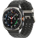 Samsung Galaxy Watch Ultra (2025) 47mm LTE, Titanium Silver mit 100 Stunden Akkulaufzeit und AI-Funktionen