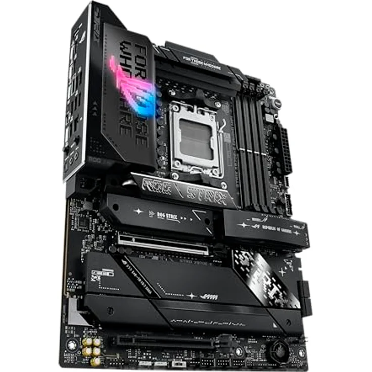 ASUS ROG STRIX X870E-E GAMING WIFI Mainboard, AM5, ATX, DDR5 bis 256GB, WiFi 7, PCIe 5.0, Schwarz – Bild 8