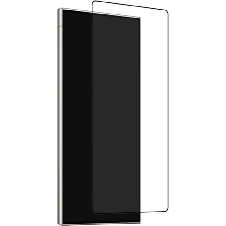 Puro Frame Tempered Glass für Samsung Galaxy S26 Ultra, 9H gehärtetes Glas mit schwarzem Rahmen