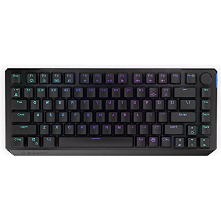 ENDORFY Thock 75% Wireless Red, 75% Wireless Mechanical Keyboard, QWERTY, Kailh Box Red switches, RGB, PBT keycaps | EY5A073, schwarz – Bild 2