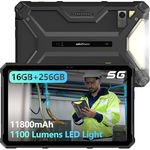 Ulefone Armor Pad 4 Ultra 5G Outdoor Tablet in Schwarz mit 10080mAh Akku, 2K FHD+ Display und 50MP+32MP Kamera