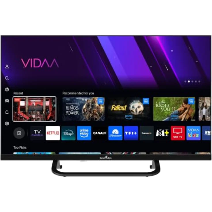 Smart Tech 24QV02VC QLED Fernseher 40 Zoll HD ready, 12 Volt, Triple-Tuner und VIDAA Smart TV – Bild 2