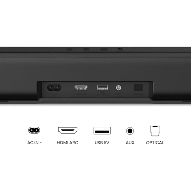 Hisense HS1000 Soundbar 2.0, 120 W mit Dolby Digital Plus, Bluetooth 5.3, HDMI-Steuerung, Wandmontage – Bild 11