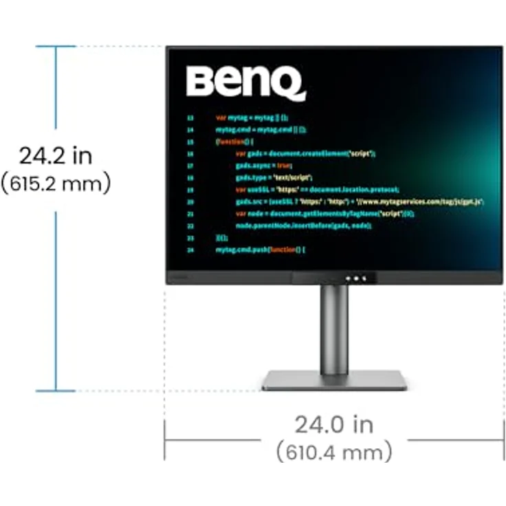 BenQ RD280UG 28" 4K Monitor für Programmierer, 3840x2560, 3:2 Seitenverhältnis, 120Hz, Nano-Matte-Panel, MoonHalo-Hintergrundbeleuchtung, Coding-Modi, Eye-Care-Technologien – Bild 4
