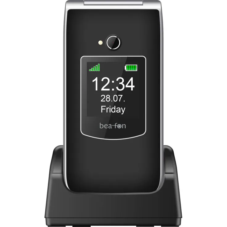Beafon SL605, Tastenhandy mit SOS-Notruftaste, 2,4 Zoll Farbdisplay, microSD-Support bis 16 GB, schwarz