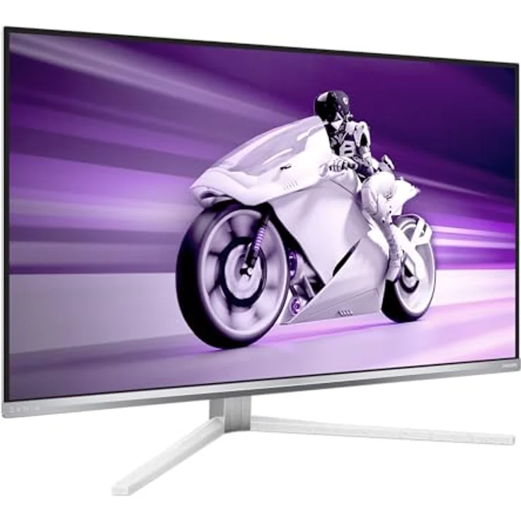 Philips Evnia 32 Zoll UHD OLED Gaming Monitor, 240 Hz, HDR400, FreeSync Prem. Pro, G-Sync comp. (Weiss) – Bild 1