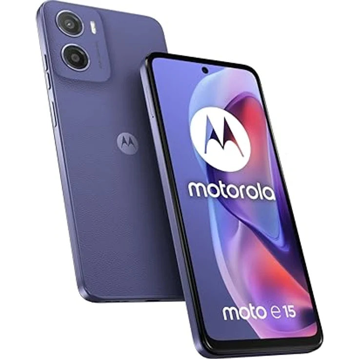 Motorola moto e15 16,9 cm (6,67") Dual SIM Android 14 Go edition 4G USB Type-C 2 GB 64 GB 5200 mAh Smartphone in Lavendel mit superhellen Display und leistungsstarken Kameras – Bild 5