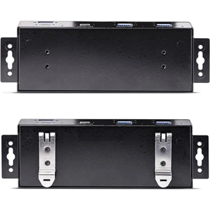 StarTech.com 7-Port Industrial USB Hub, 10Gbps, Metal Mountable, TAA-konform, schwarz – Bild 4