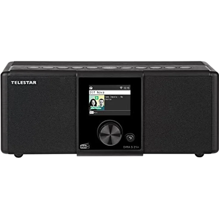 Telestar DIRA S 21i + - DAB+ Digitalradio & Internetradio (UKW/FM/DAB/DAB+ / Internet, WLAN, Stereo Radio, EWF Notfallwarnsystem, USB Aufnahmefunktion, Bluetooth, Streamingdienste) schwarz – Bild 1